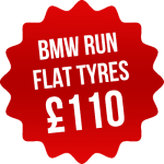 BMW Run Flat Tyres for £110